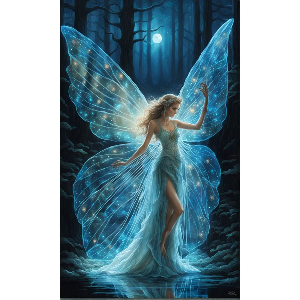 Full Round Diamond Painting - Fairy(Canvas|45*75cm)