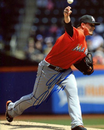 JOSE FERNANDEZ SIGNED AUTOGRAPH 8X10 Photo Poster painting MIAMI MARLINS