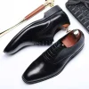 Mens Vintage Oxfords Shoes Leather
