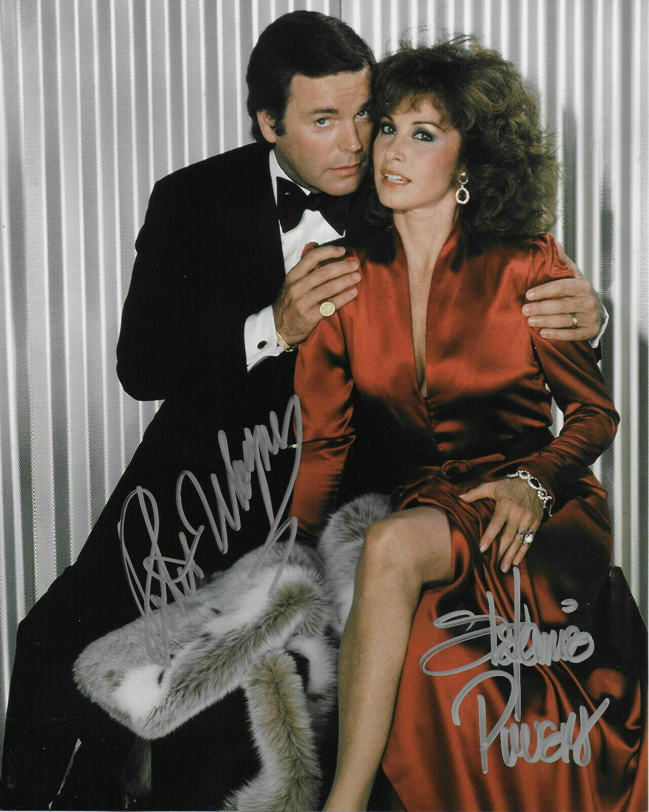 HART TO HART - ROBERT WAGNER & STEPHANIE POWERS AUTOGRAPH SIGNED PP Photo Poster painting POSTER