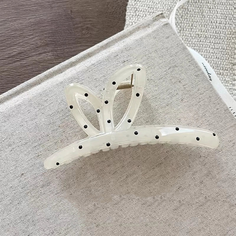 Women’s Casual Sweet Minimalist Bow Knot Arylic Hair Claws