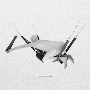 pornhint Pornhint Leather Sex sling heavy duty sex swing sling adult play hammock for Adults