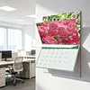2027 New DIY Diamond Painting Flower Owl Wall Calendar Kit 12-Month Flip Calendar Design Home Decor