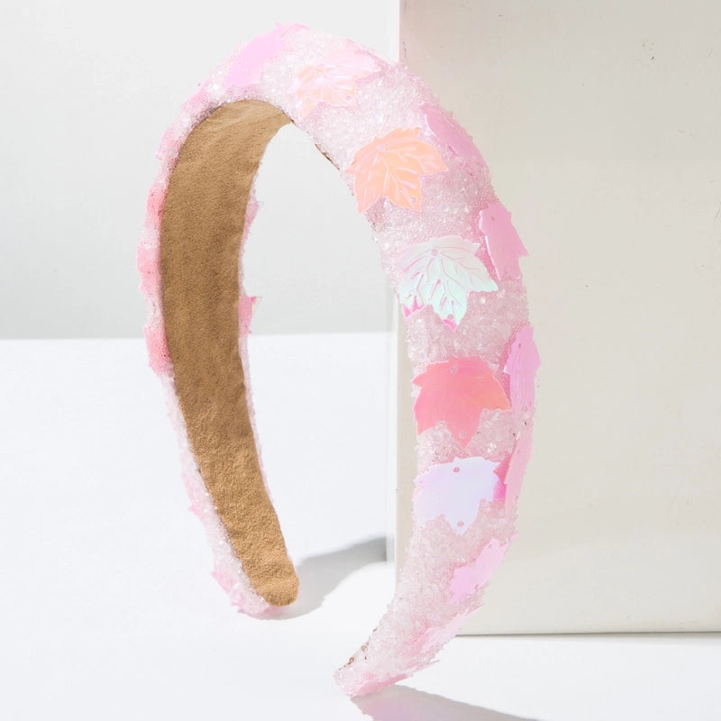 Casual Elegant Women’s Geometry Alloy Cloth Rhinestones Hair Band