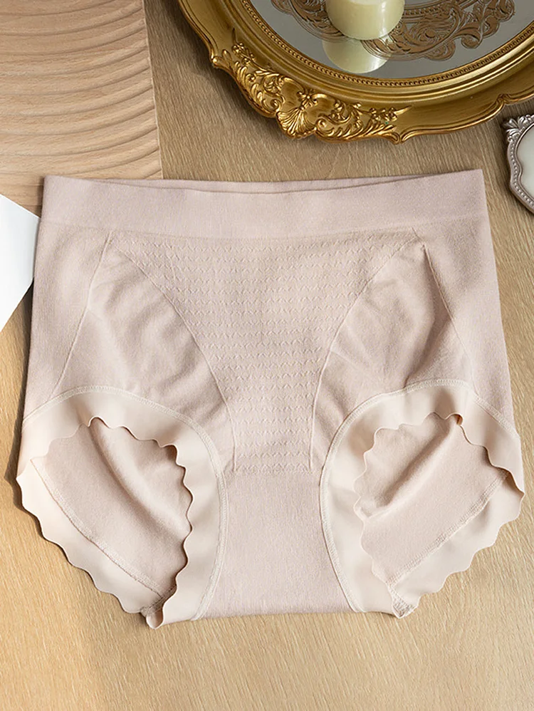 Solid Color High Elastic Hip Lifting Panty