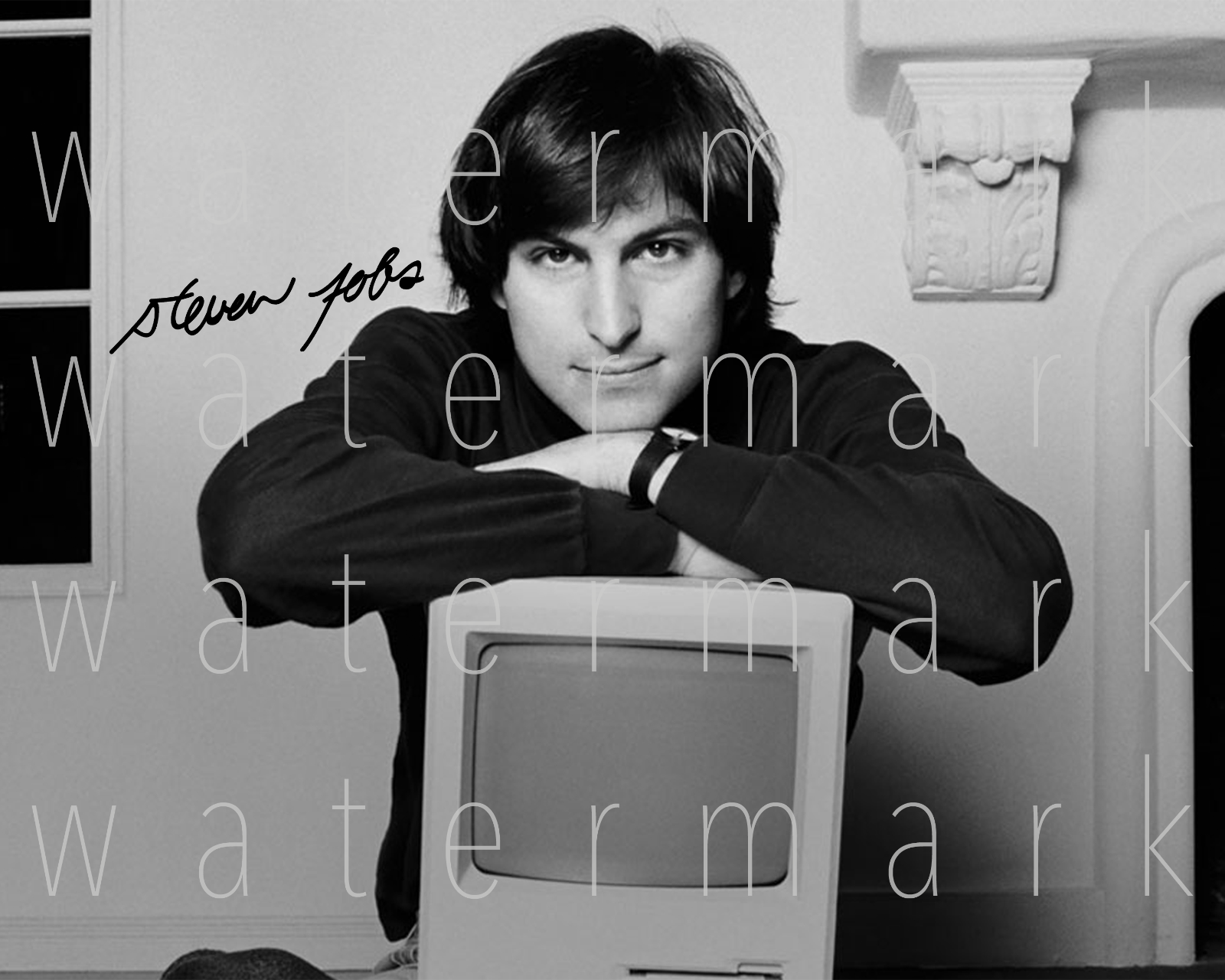 Steve Jobs Apple Macintosh signed 8X10 print Photo Poster painting picture poster autograph RP