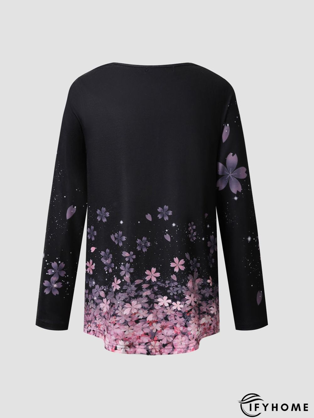 Cotton-Blend Work Long Sleeve Shirt & Top | IFYHOME