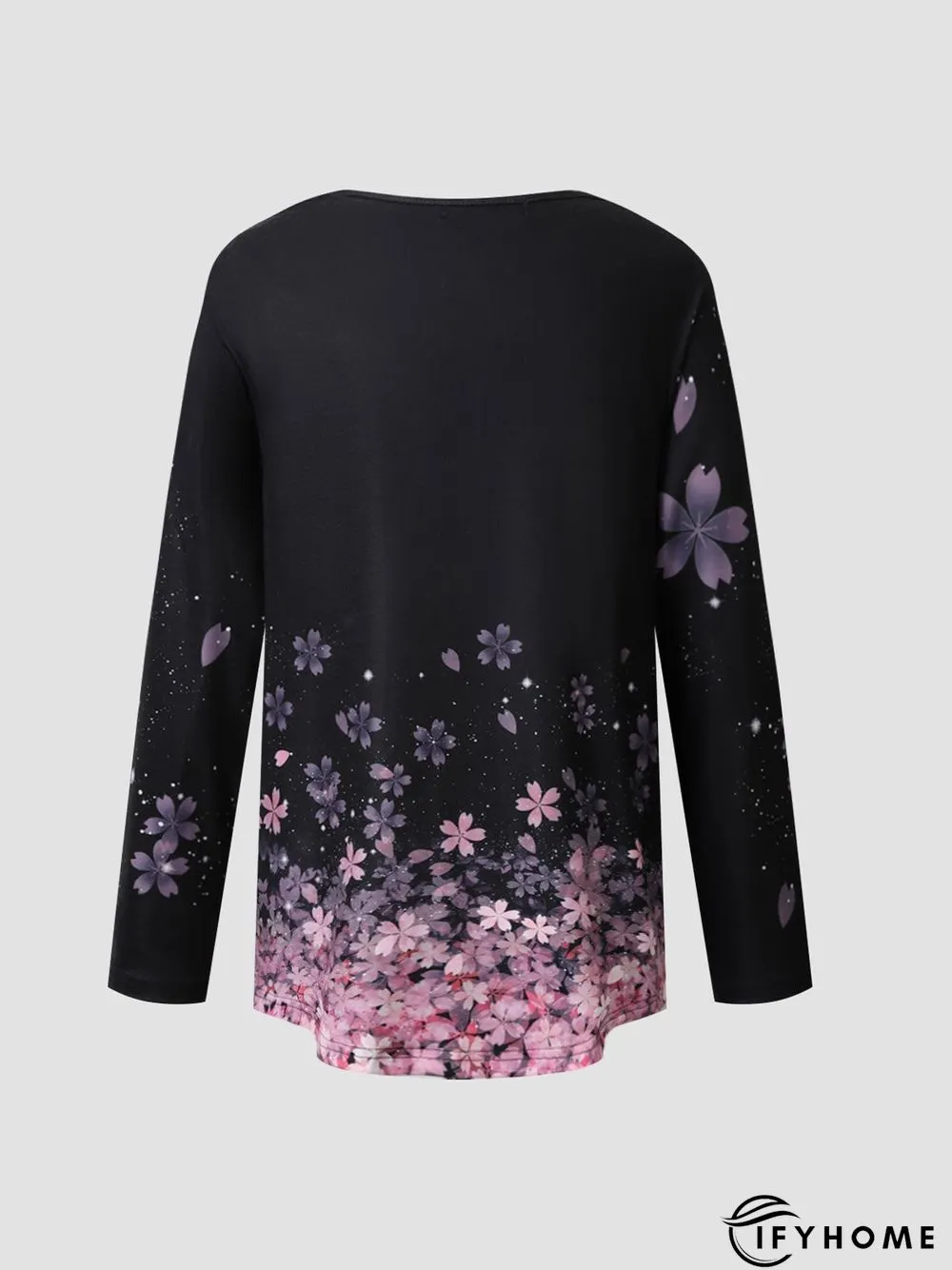 Cotton-Blend Work Long Sleeve Shirt & Top | IFYHOME