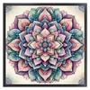 Mandala-11CT Stamped Cross Stitch 50*50cm