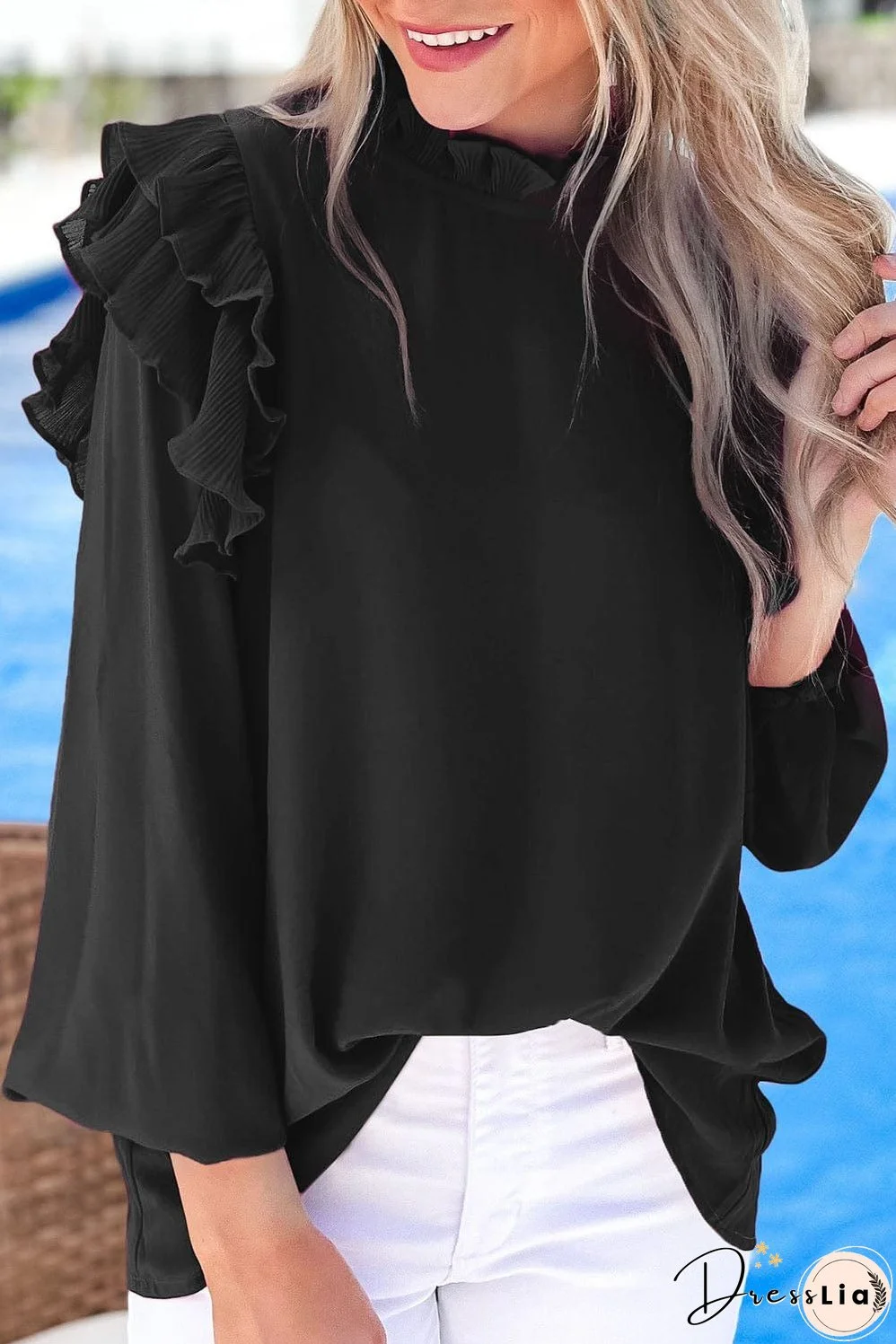 Fashionable Ruffle Blouse