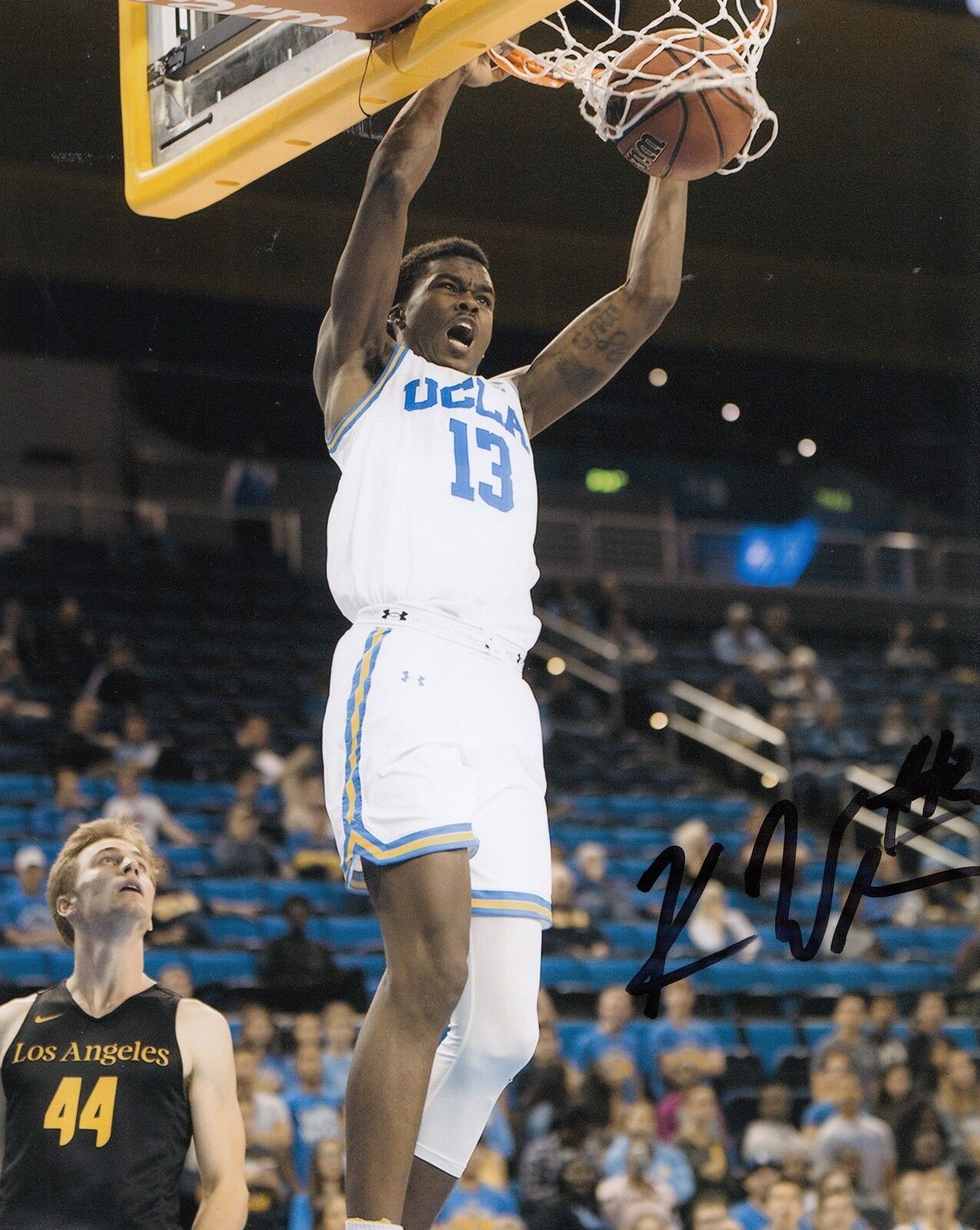 KRIS WILKES signed (UCLA BRUINS) Basketball *NBA DRAFT* 8X10 Photo Poster painting W/COA #2