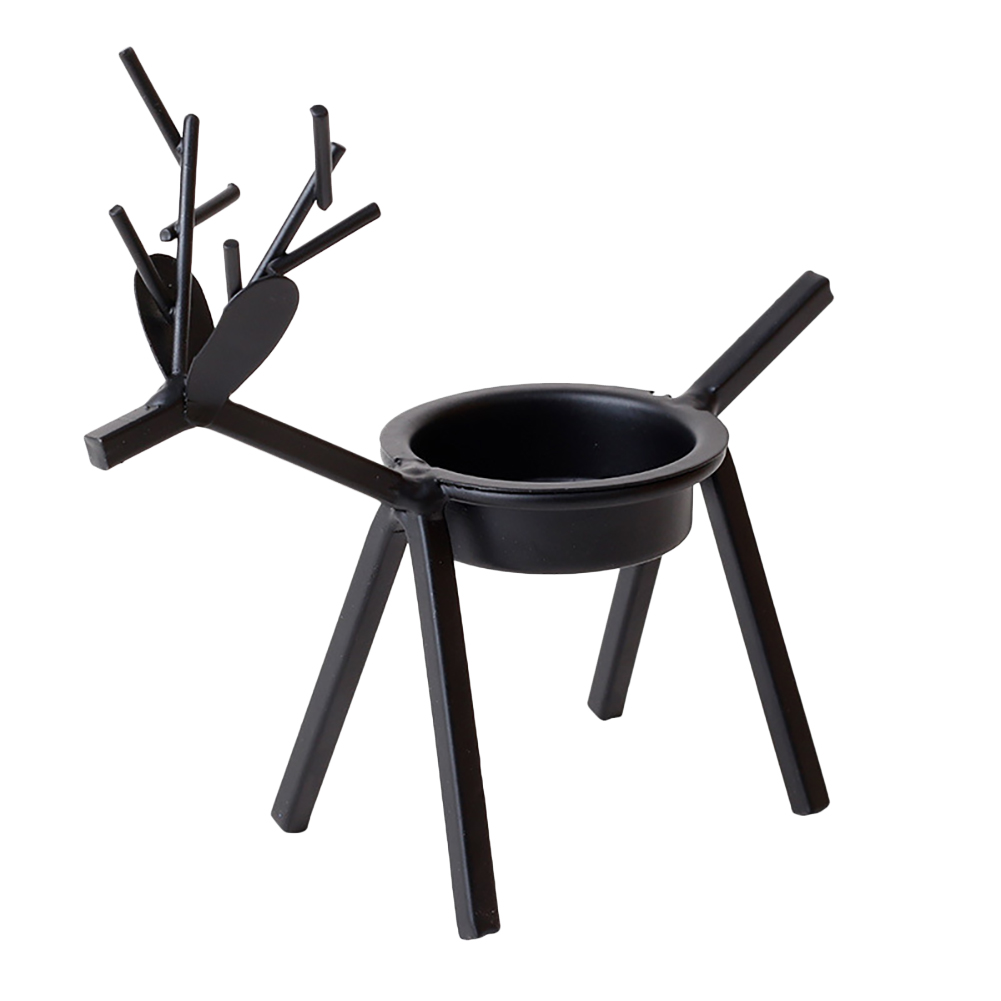 

Christmas Reindeer Tealight Candle Holders Metal Candlesticks Home Decor, 501 Original