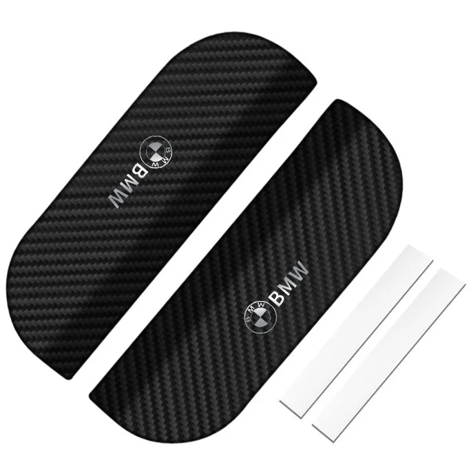 Car Reversing Mirror Rain Shield Reflective Rain Shield With Car Logo