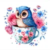 Diamond Painting -DIY Round Drill Owl
