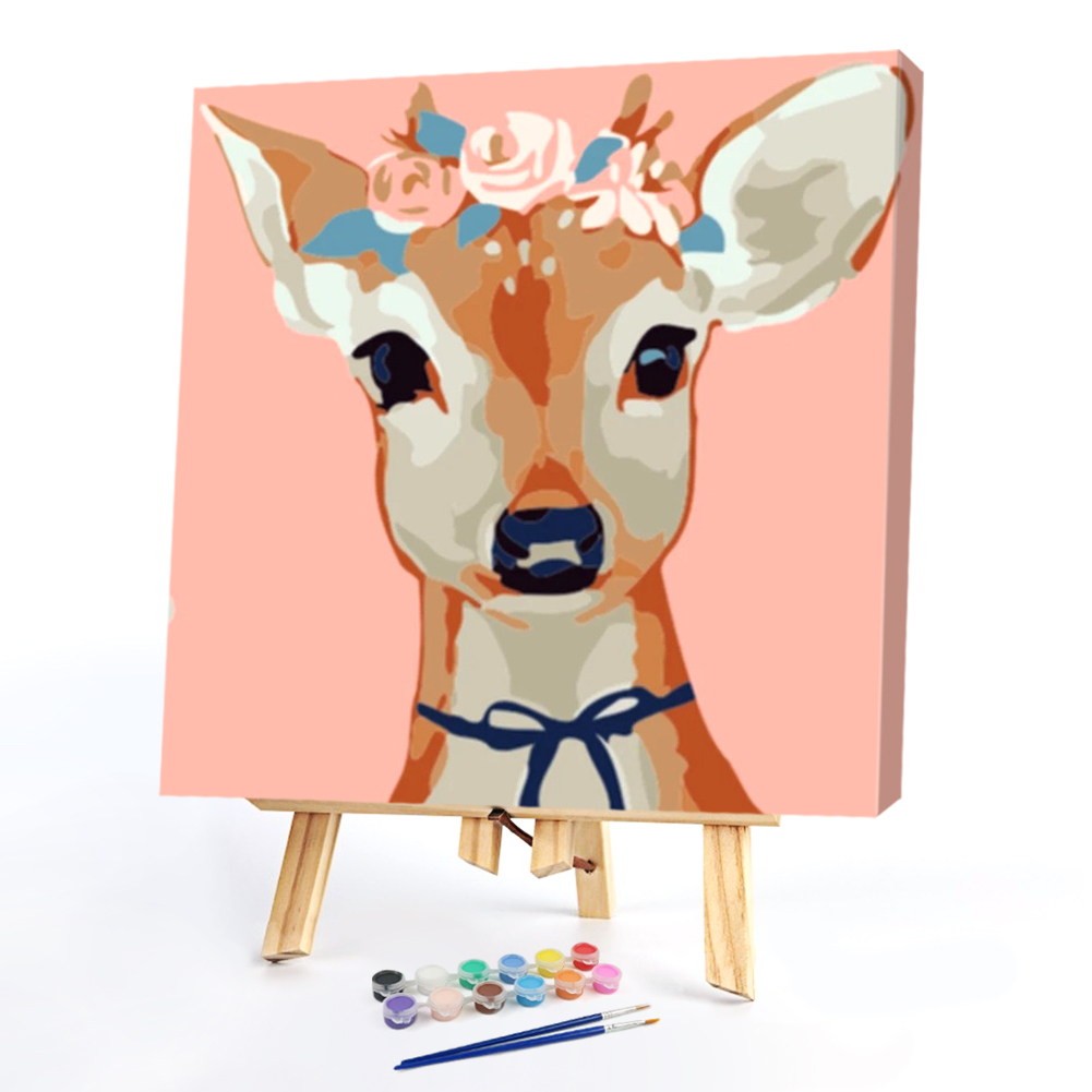 

20*20CM - Paint By Numbers - Deer, 501 Original