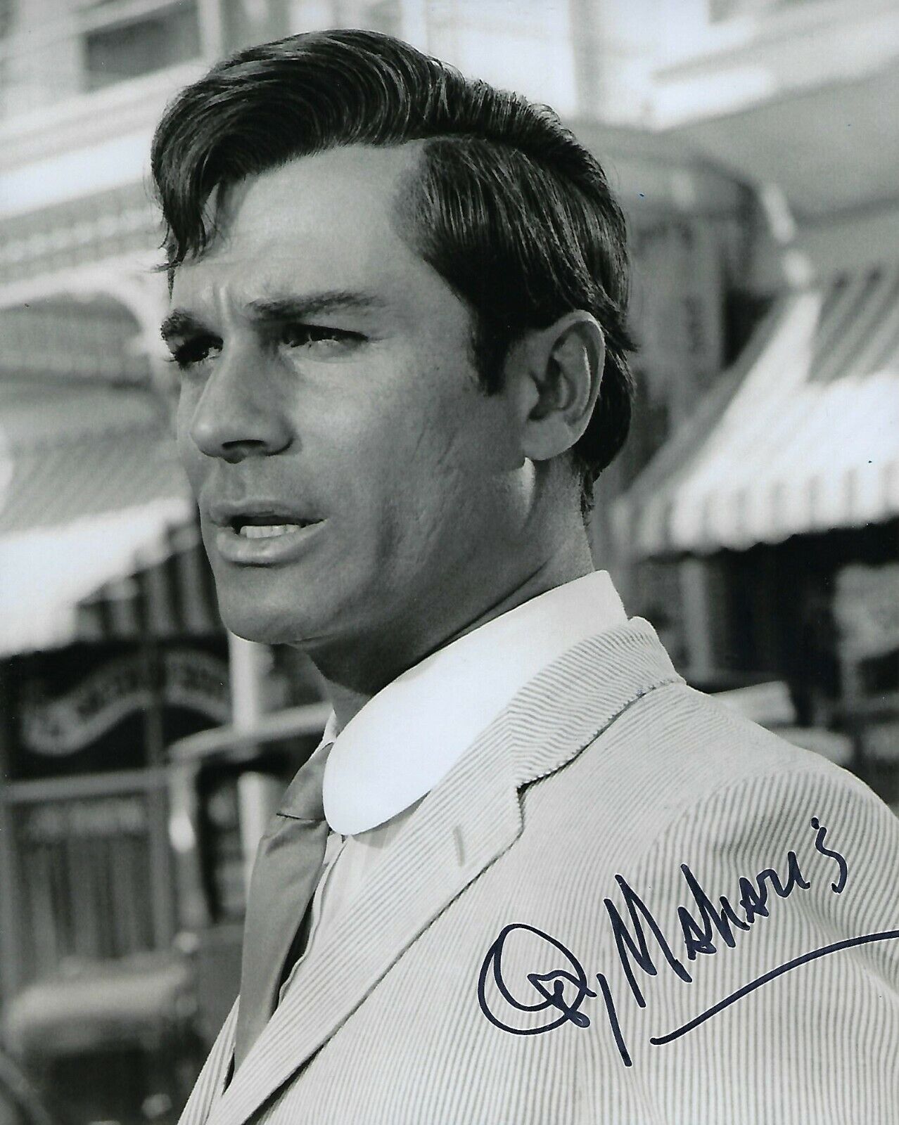 GFA Route 66 Star Buz Murdock * GEORGE MAHARIS * Signed 8x10 Photo Poster painting G2 COA