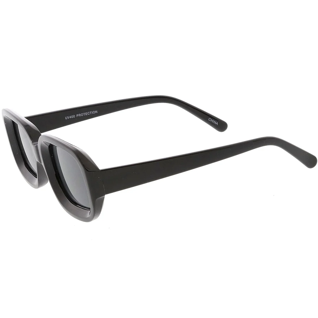 Chunky Rectangle glasses Neutral Colored Lens 50mm