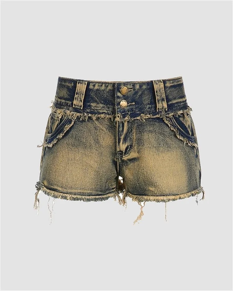 Matanan Micro Denim Shorts