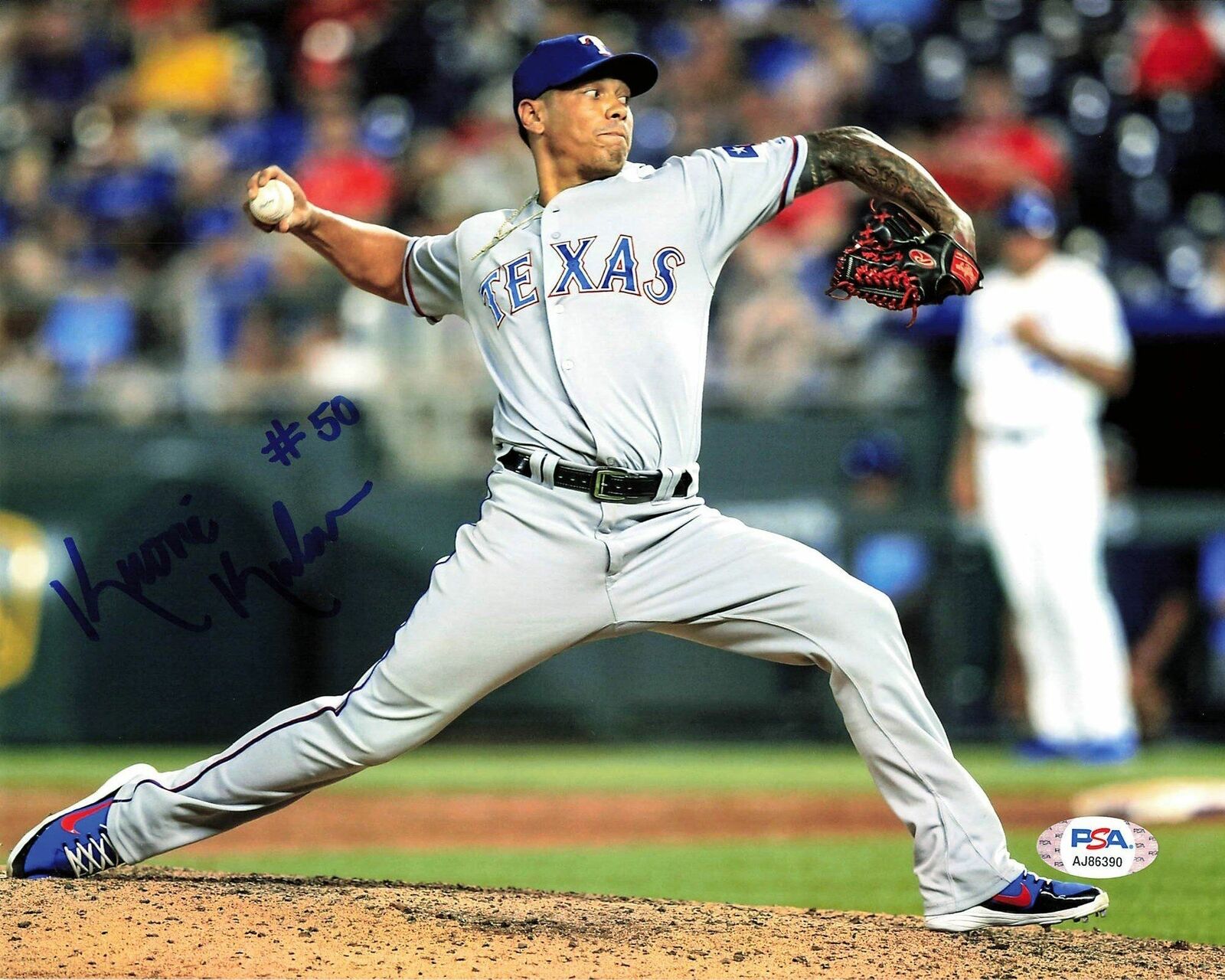 KEONE KELA signed 8x10 Photo Poster painting PSA/DNA Texas Rangers Autographed