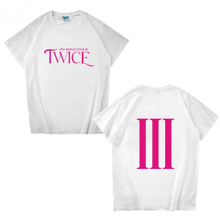 Kpop Twice Logo Shirt, Best Selling Twice Ready To Be Tour Short Sleeve  Crewneck