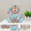 Shaking Head Sleeping Cat - 5D DIY Ornament