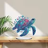 (US Only)Acrylic 2D Flat Sea Turtle DIY Diamond Painting Desktop Ornaments Kit for Decor