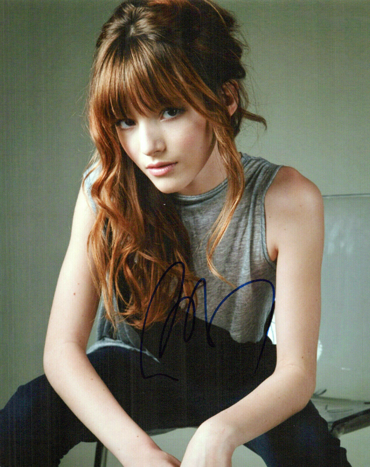 Bella Thorne glamour shot autographed Photo Poster painting signed 8x10 #10