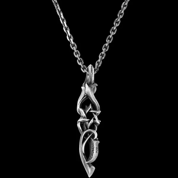Sterling Silver Hexagram Pendant Necklace