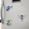 6Pcs Diamond Painting Dragonfly Fridge Magnet for DIY Art Crafts