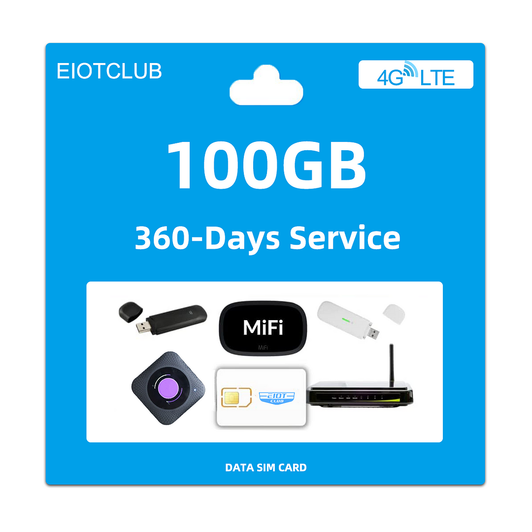 Prepaid SIM Card for 4G Router Mini Hotspot, USA Data Only 100GB, Use Tmobile Network,Triple Size