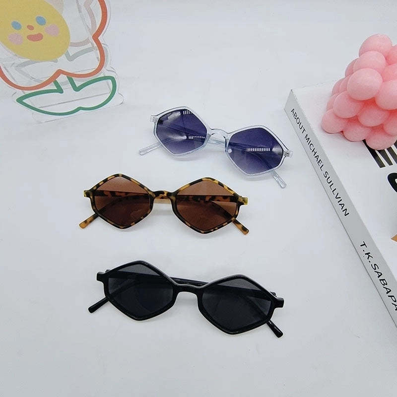 New Diamond Shaped Glasses Foreign Trade Fashion Polygonal Men’s Sunglasses