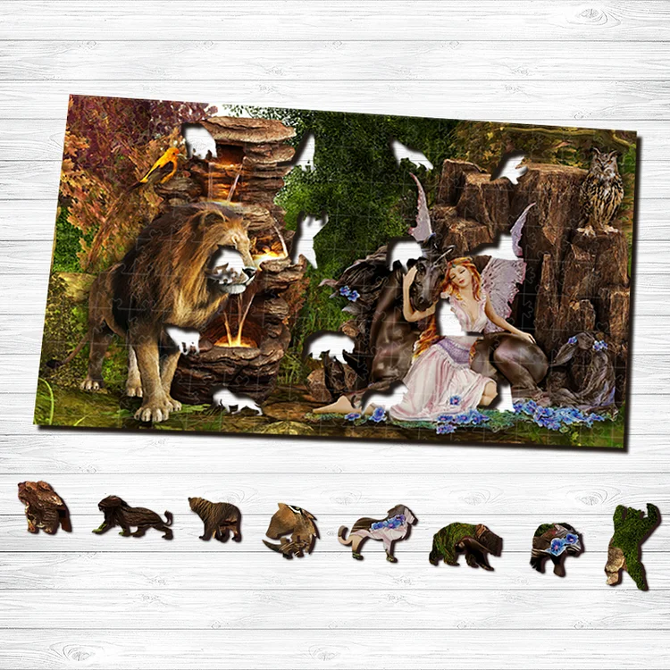 Ericpuzzle™ Ericpuzzle™Forest Guardians Wooden  Puzzle