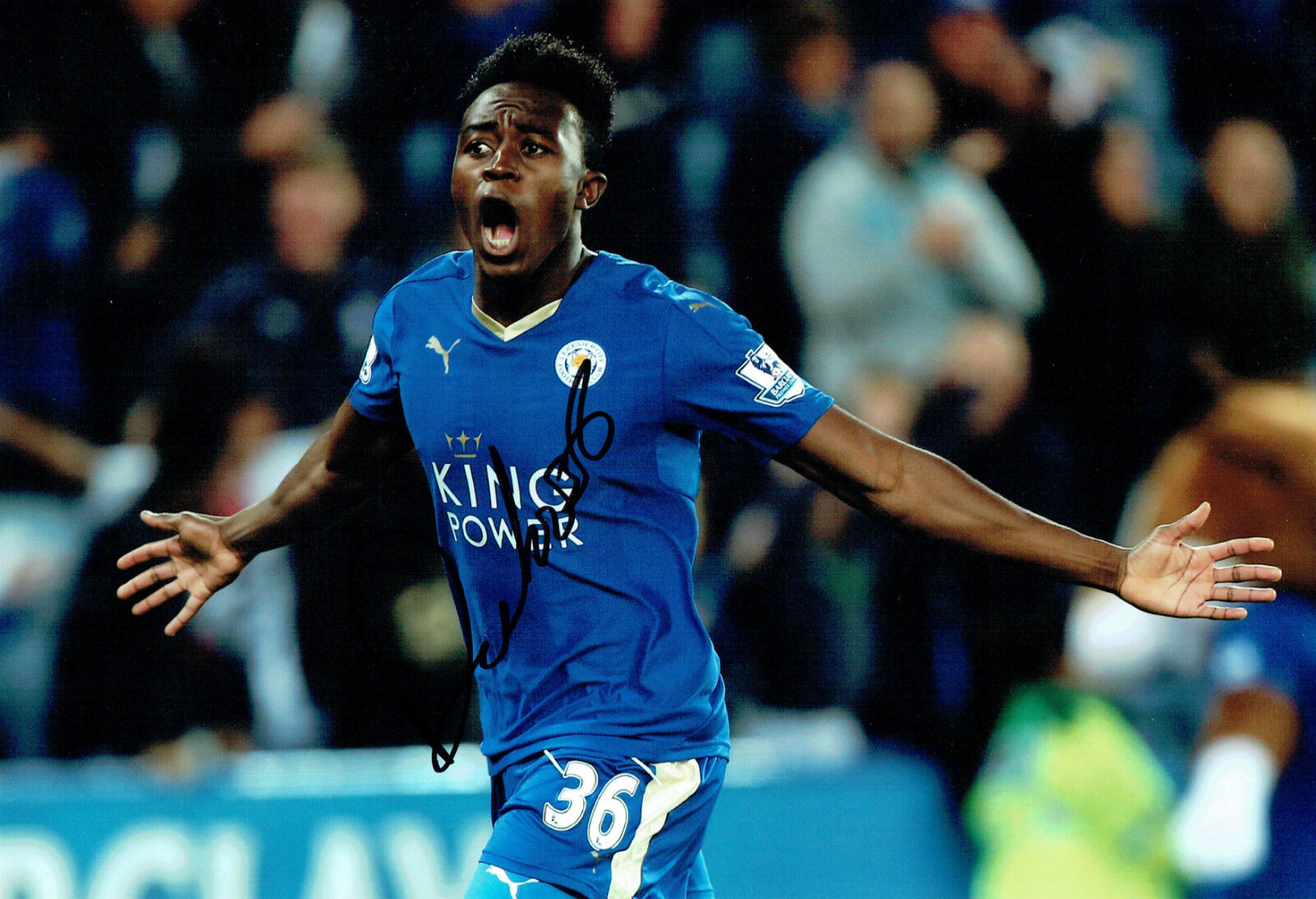 Joe DODOO Leicester City Signed Autograph Photo Poster painting AFTAL COA Premier League