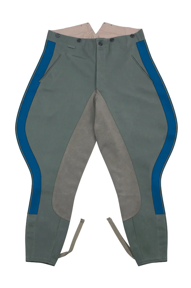   Kriegsmarine German Coastal General Field Grey Gabardine Riding Breeches German-Uniform