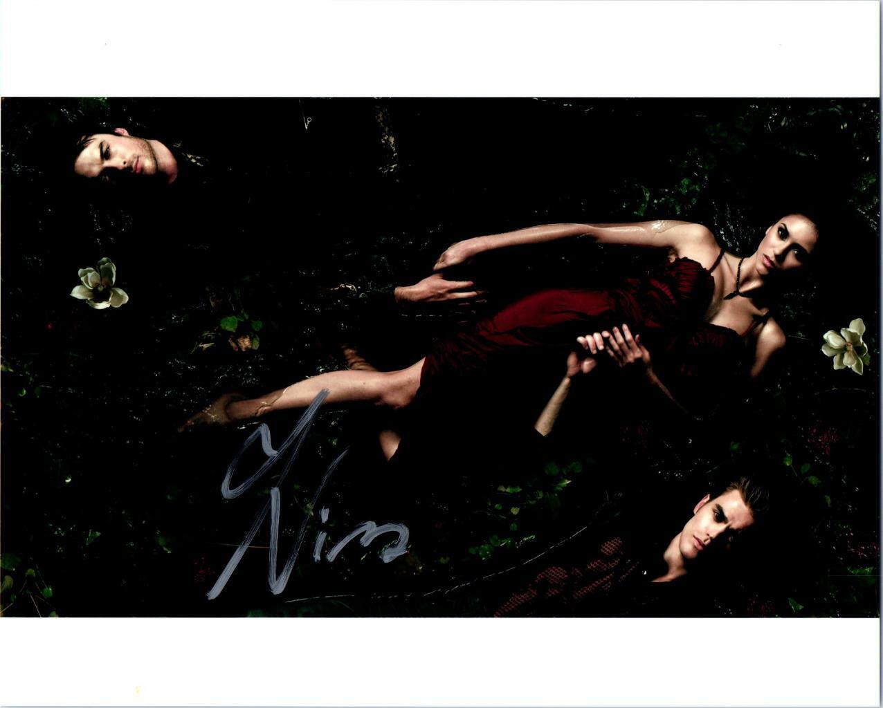 Nina Dobrev 8x10 Autographed signed Photo Poster painting Picture and COA