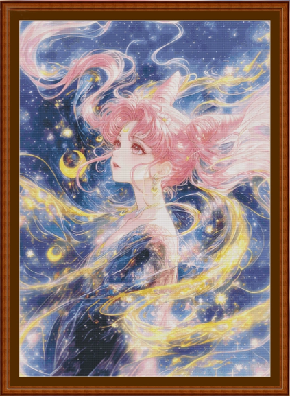 【Fairy Brand】Sailor Moon: Little Rabbit 14CT Pre-stamped Canvas(75*100cm) Egyptian Cotton Cross Stitch