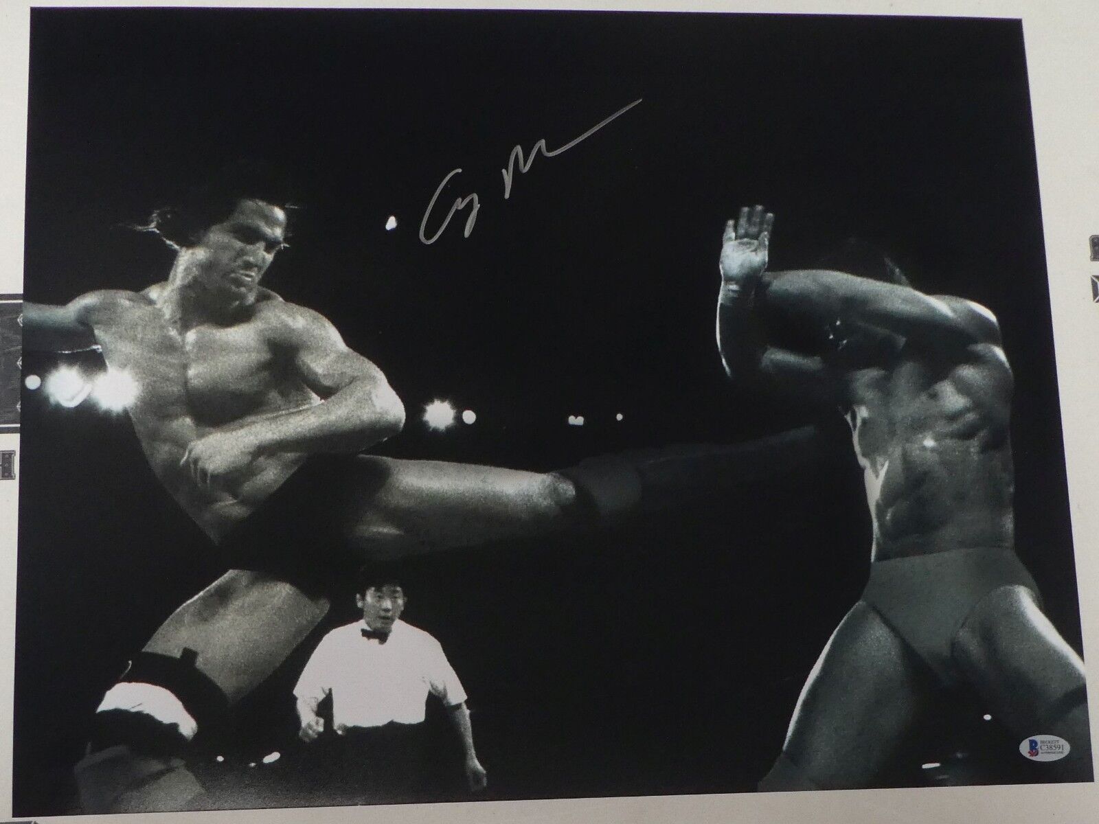 Guy Mezger Signed UFC 16x20 Photo Poster painting BAS Beckett COA Pancrase MMA Picture Autograph