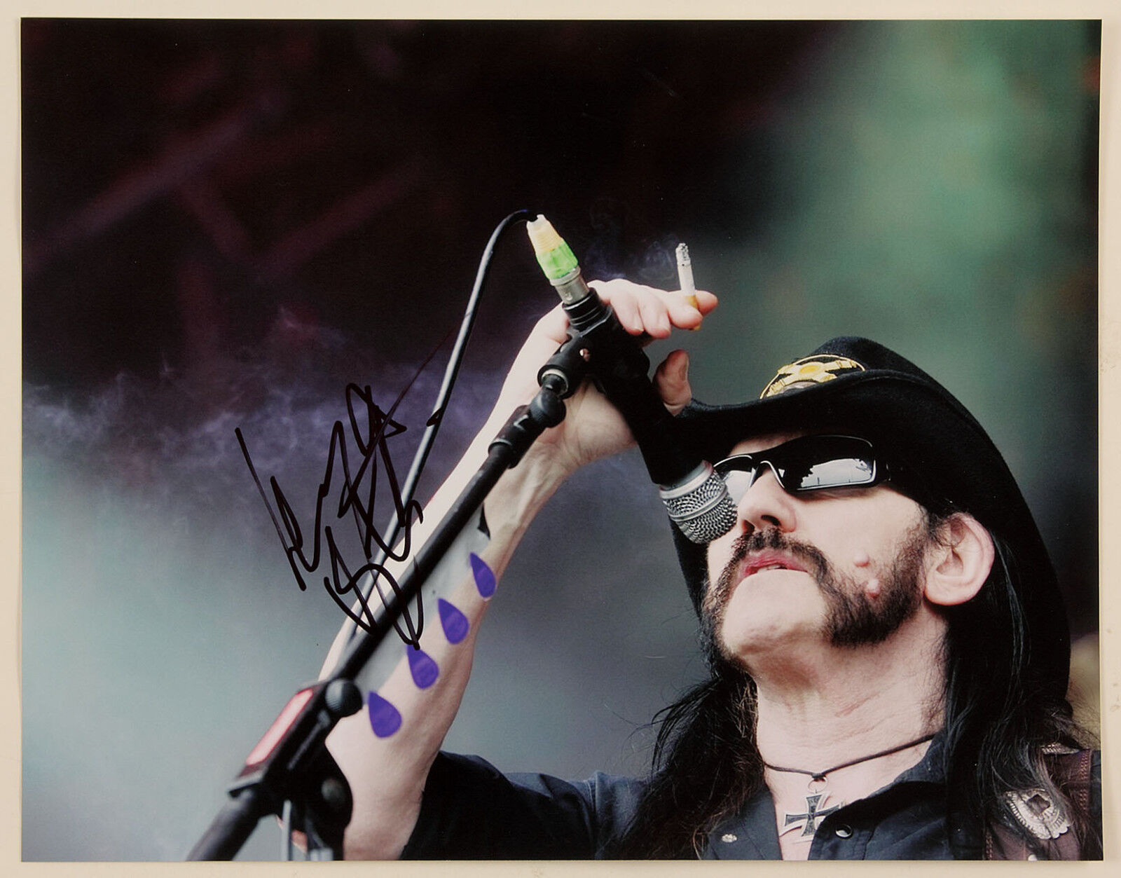 LEMMY / MOTORHEAD - Signed 'Live in Concert' Photo Poster paintinggraph - reprint