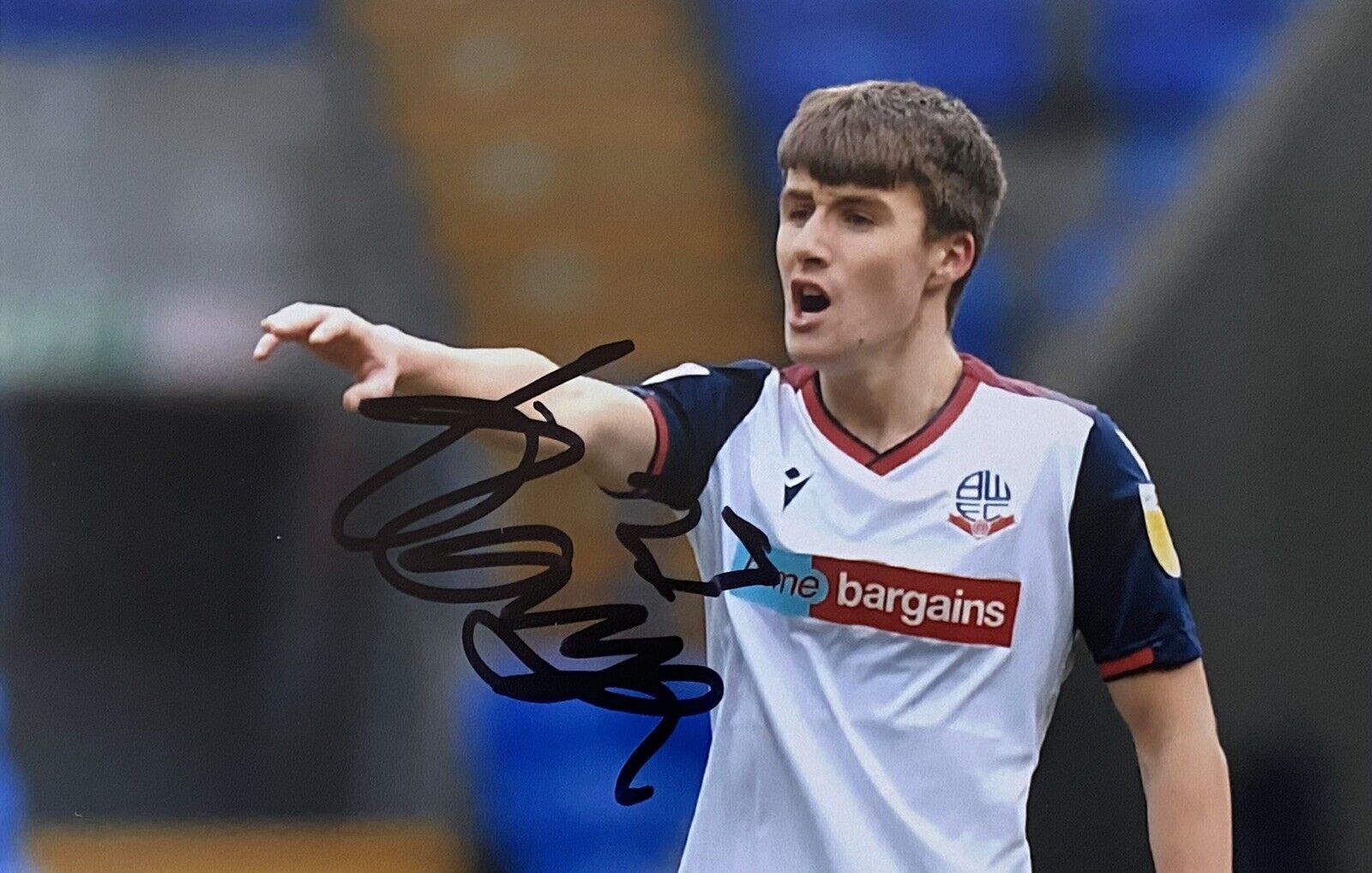 George Thomason Genuine Hand Signed Bolton Wanderers 6X4 Photo Poster painting 2