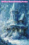 Luxury AB Velvet Diamond Painting Kit - Flower House