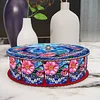 Dolphin 5D DIY Diamond Art Painting Snack Box with Lid Wood Storage Organizer