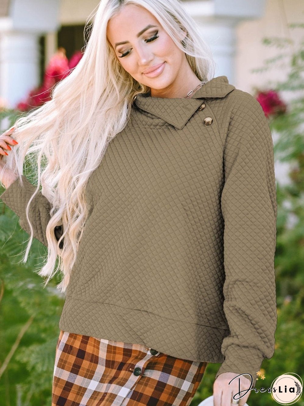 Stylish Quilted Pullover