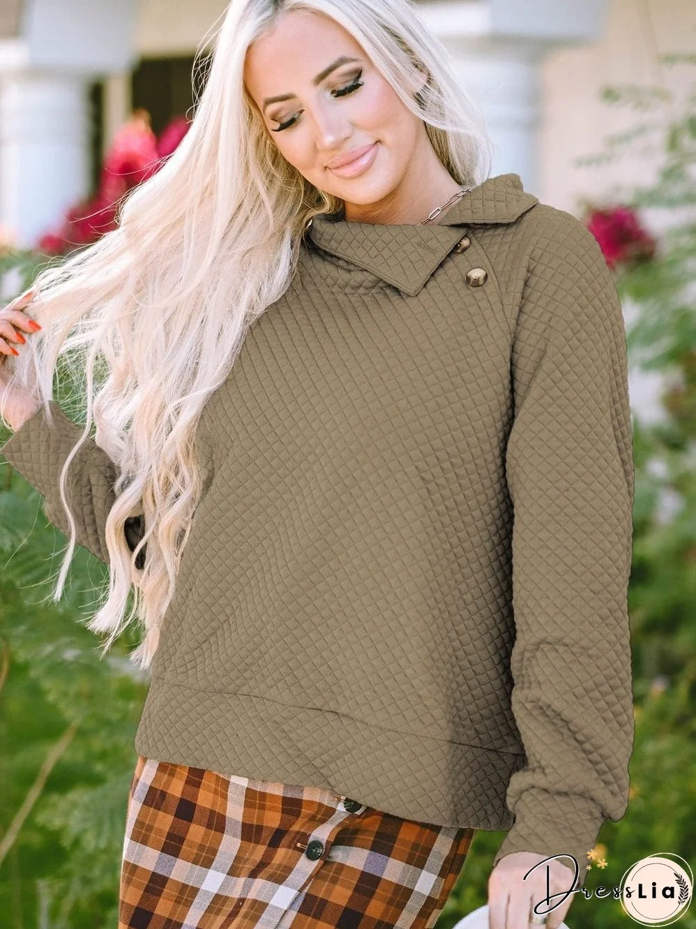 Stylish Quilted Pullover