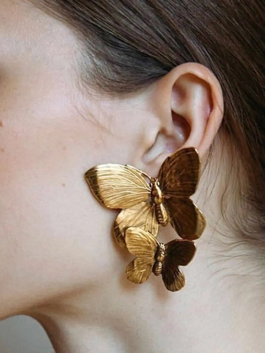 Two Butterfly Earrings