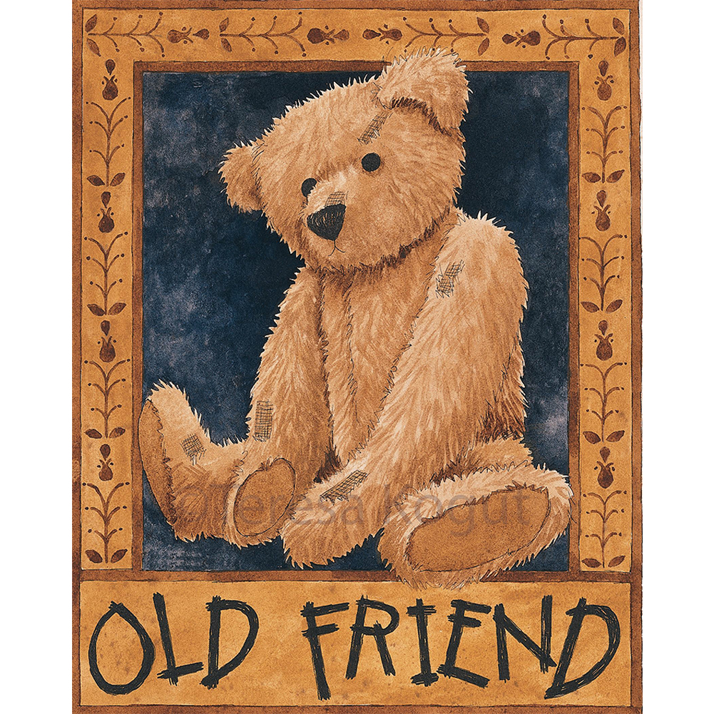 

Brown Bear - Round Drill Diamond Painting - 30*40CM, 501 Original
