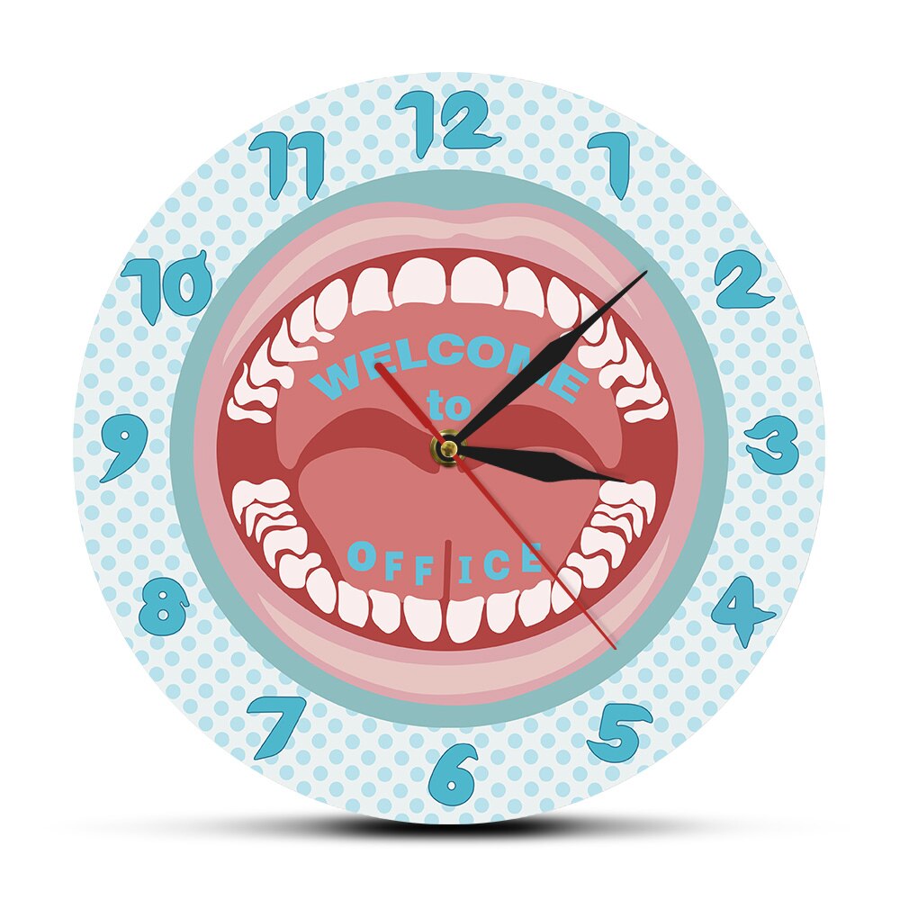 

Custom Dentist Name - Frameless Acrylic Wall Clock, 501 Original