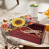 Sonnenblume diy Diamant Kunst Holz Aufbewahrungsbox Diamond Painting Aufbewahrungsbox