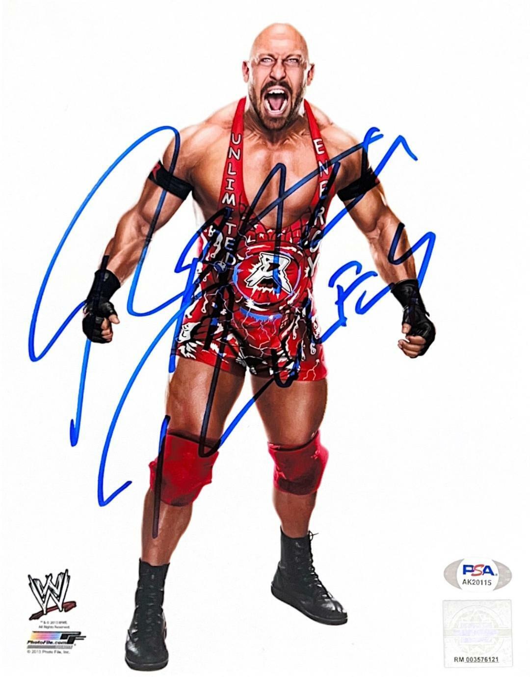 WWE RYBACK HAND SIGNED 8X10 Photo Poster painting FILE Photo Poster painting WITH PROOF AND PSA DNA COA 3