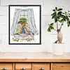 4 Season Window-Summer-14CT Stamped Cross Stitch Kit(29x36cm)