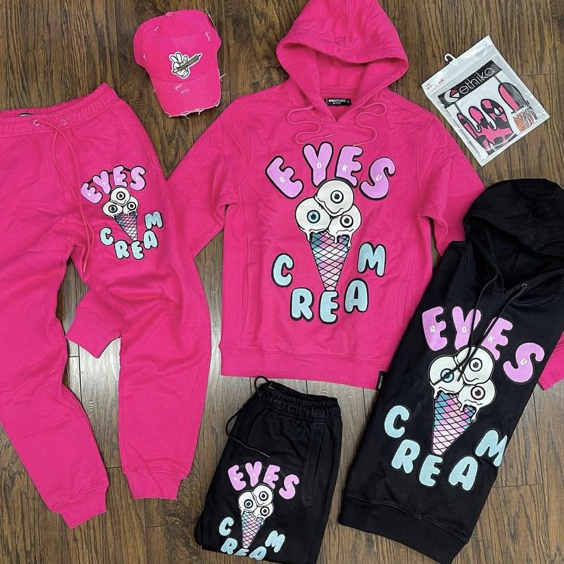 Personalized casual fashion long-sleeved printed sports suit